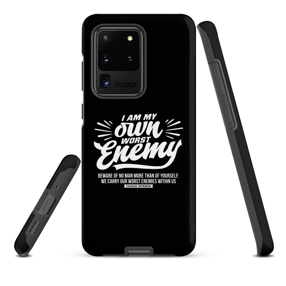 Christian Phone Case Worst Enemy Black for Samsung® Samsung® Phone Cases   