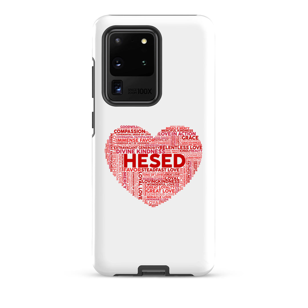 Christian Phone Case Hesed Heart White for Samsung® Samsung® Phone Cases Matte Samsung Galaxy S20 Ultra 