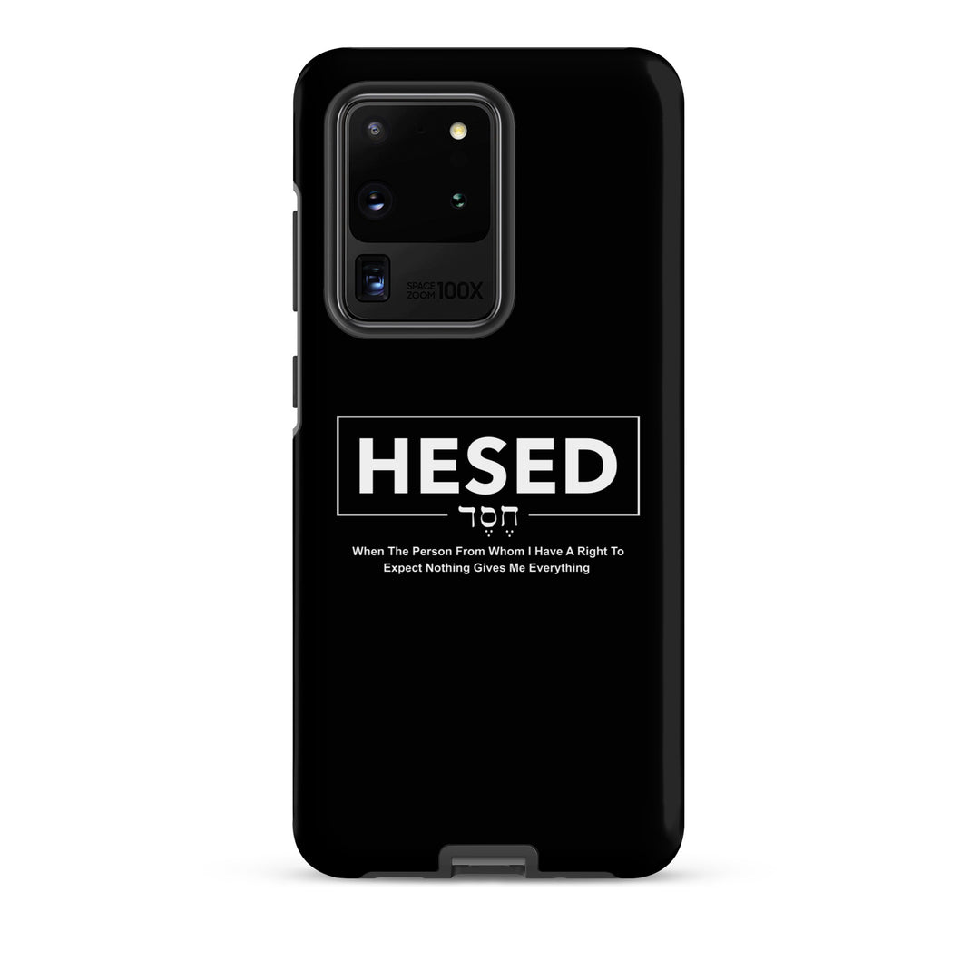 Christian Phone Case Hesed Everything Black for Samsung® Samsung® Phone Cases   