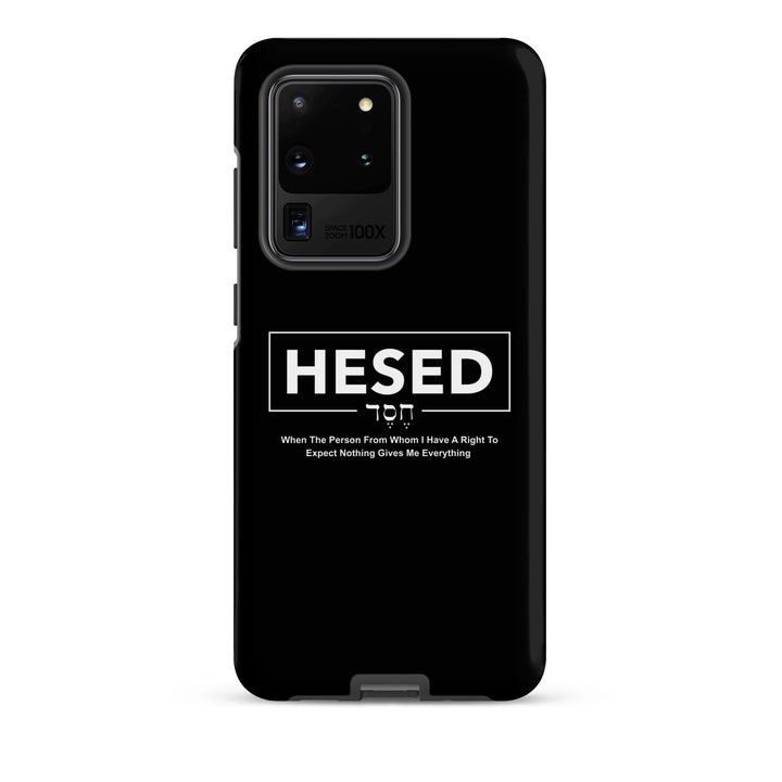 Christian Phone Case Hesed Everything Black for Samsung® Samsung® Phone Cases   