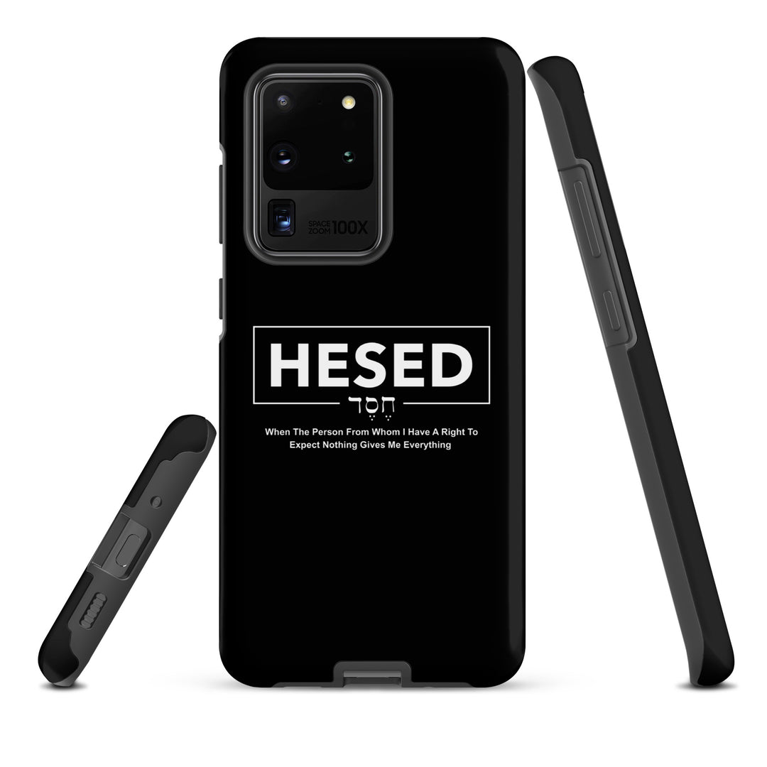 Christian Phone Case Hesed Everything Black for Samsung® Samsung® Phone Cases   