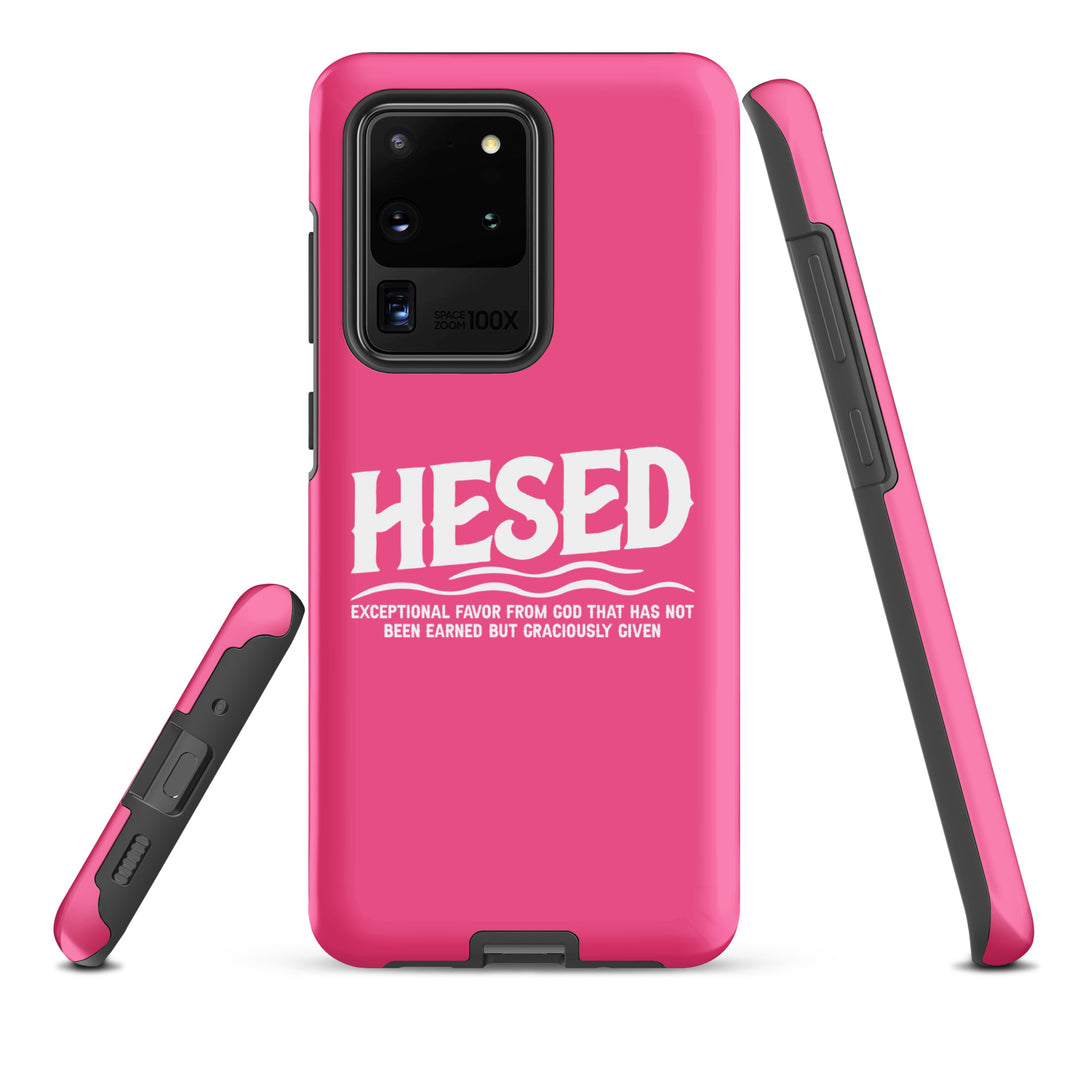 Christian Phone Case Hesed Exceptional Favor Pink for Samsung® Samsung® Phone Cases   