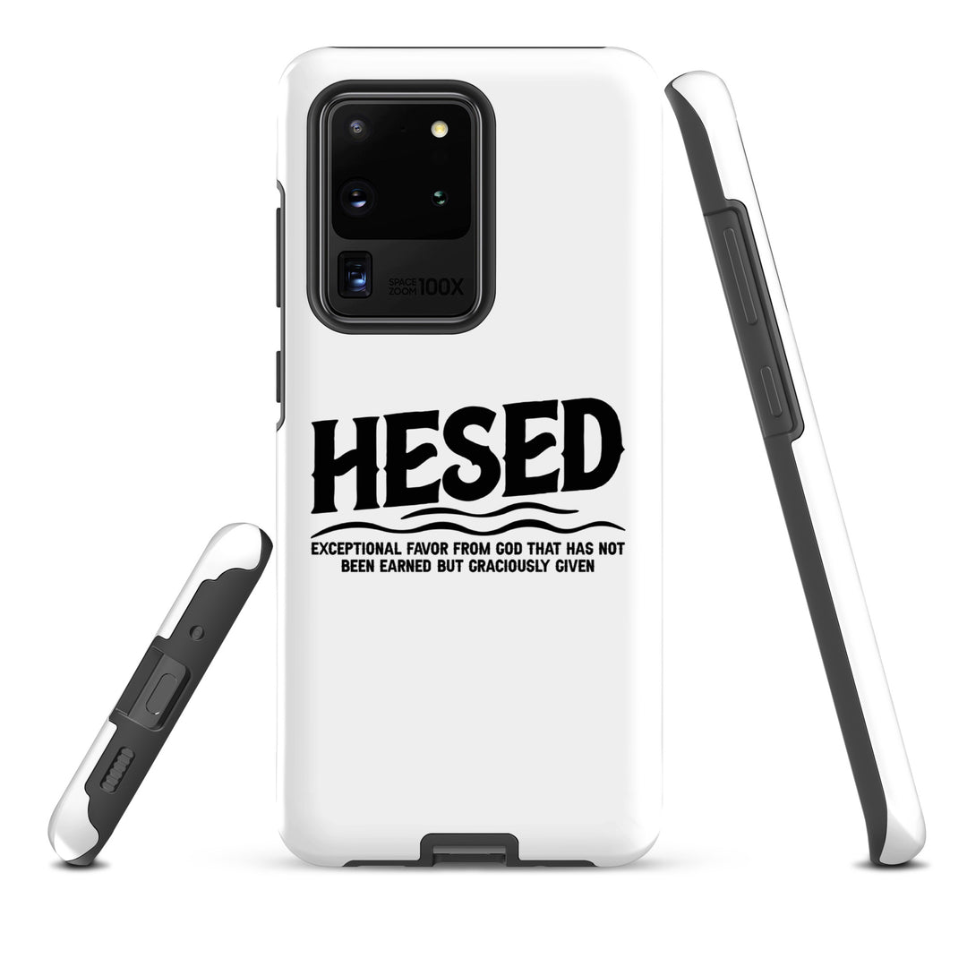 Christian Phone Case Hesed Exceptional Favor White for Samsung® Samsung® Phone Cases   