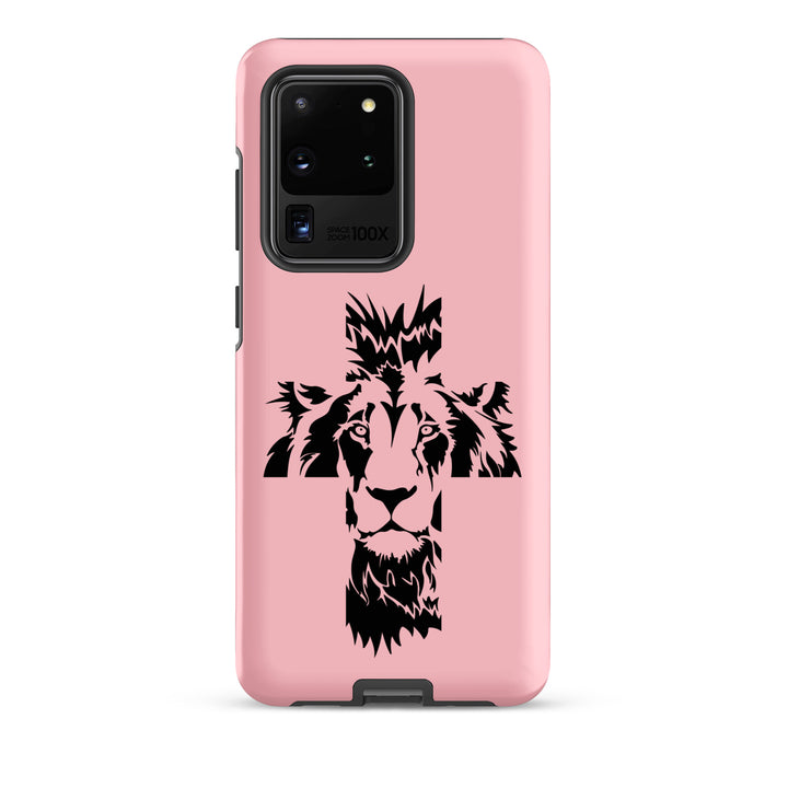 Christian Phone Case Aslan Cross Pink for Samsung® Samsung® Phone Cases Matte Samsung Galaxy S20 Ultra 