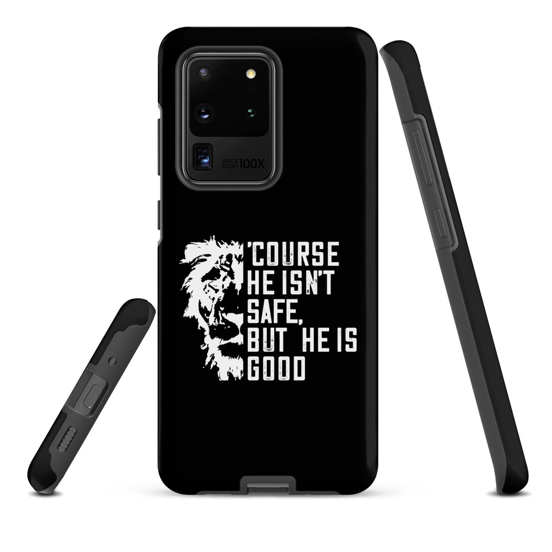 Christian Phone Case Christian Phone 'Course He Isn't Safe Black for Samsung® Samsung® Phone Cases   