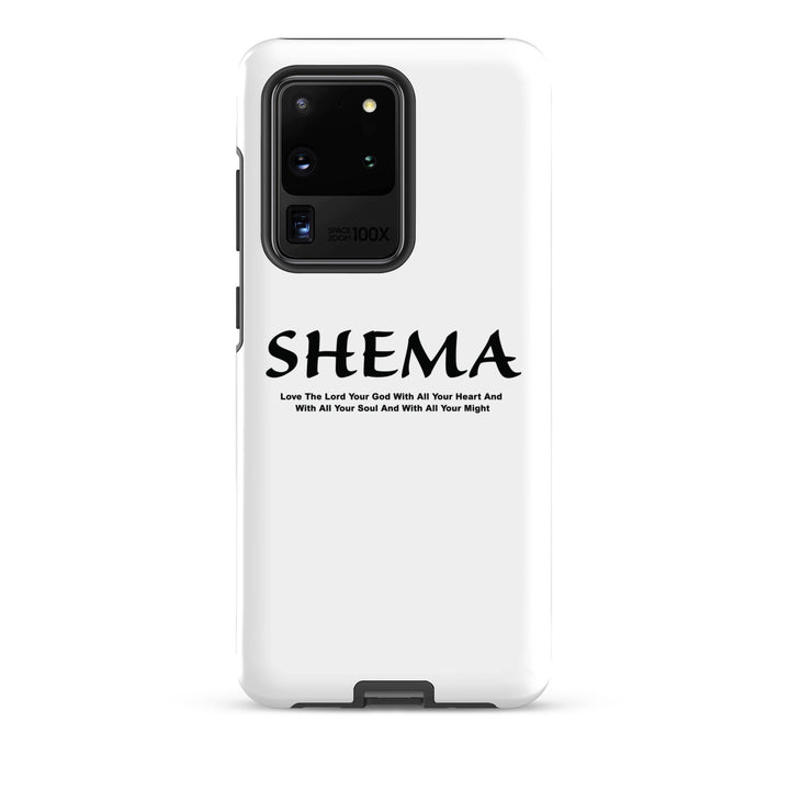 Christian Phone Case Shema Love The Lord White for Samsung® Samsung® Phone Cases Matte Samsung Galaxy S20 Ultra 