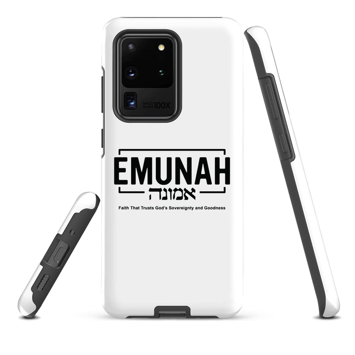 Christian Phone Case Emunah Faith That Trusts White for Samsung® Samsung® Phone Cases   