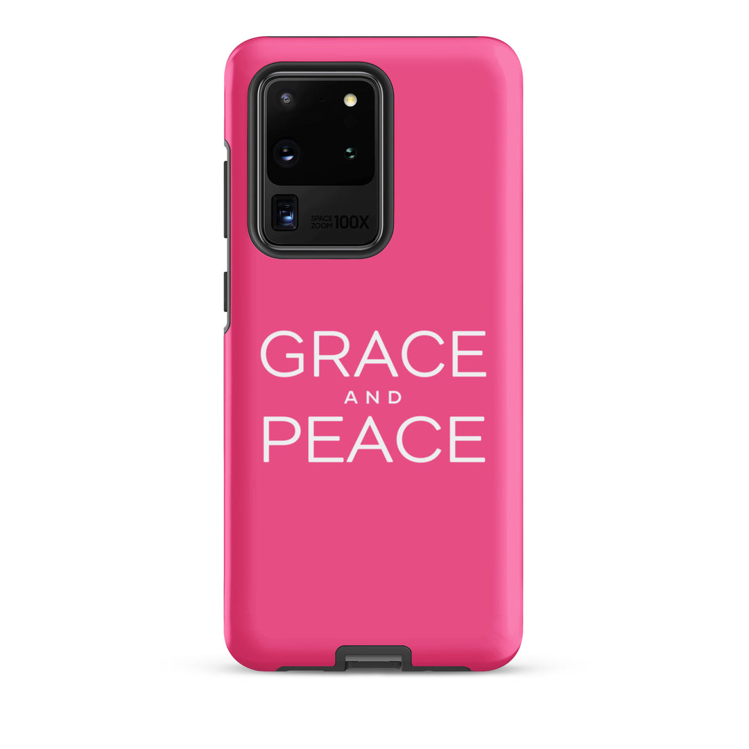 Christian Phone Case Grace and Peace Pink for Samsung® Samsung® Phone Cases Matte Samsung Galaxy S20 Ultra 