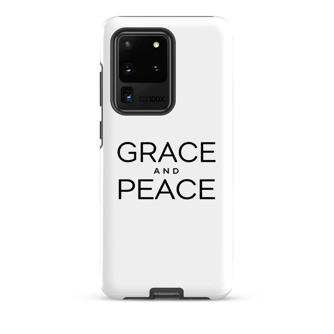 Christian Phone Case Grace and Peace White for Samsung® Samsung® Phone Cases Matte Samsung Galaxy S20 Ultra 