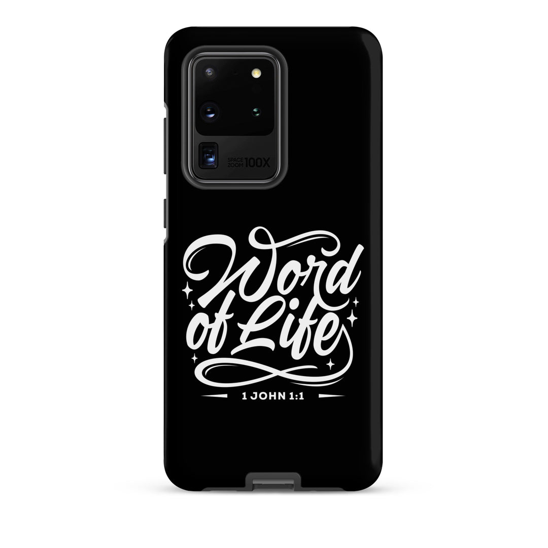 Christian Phone Case Word of Life Black for Samsung® Samsung® Phone Cases Matte Samsung Galaxy S20 Ultra 