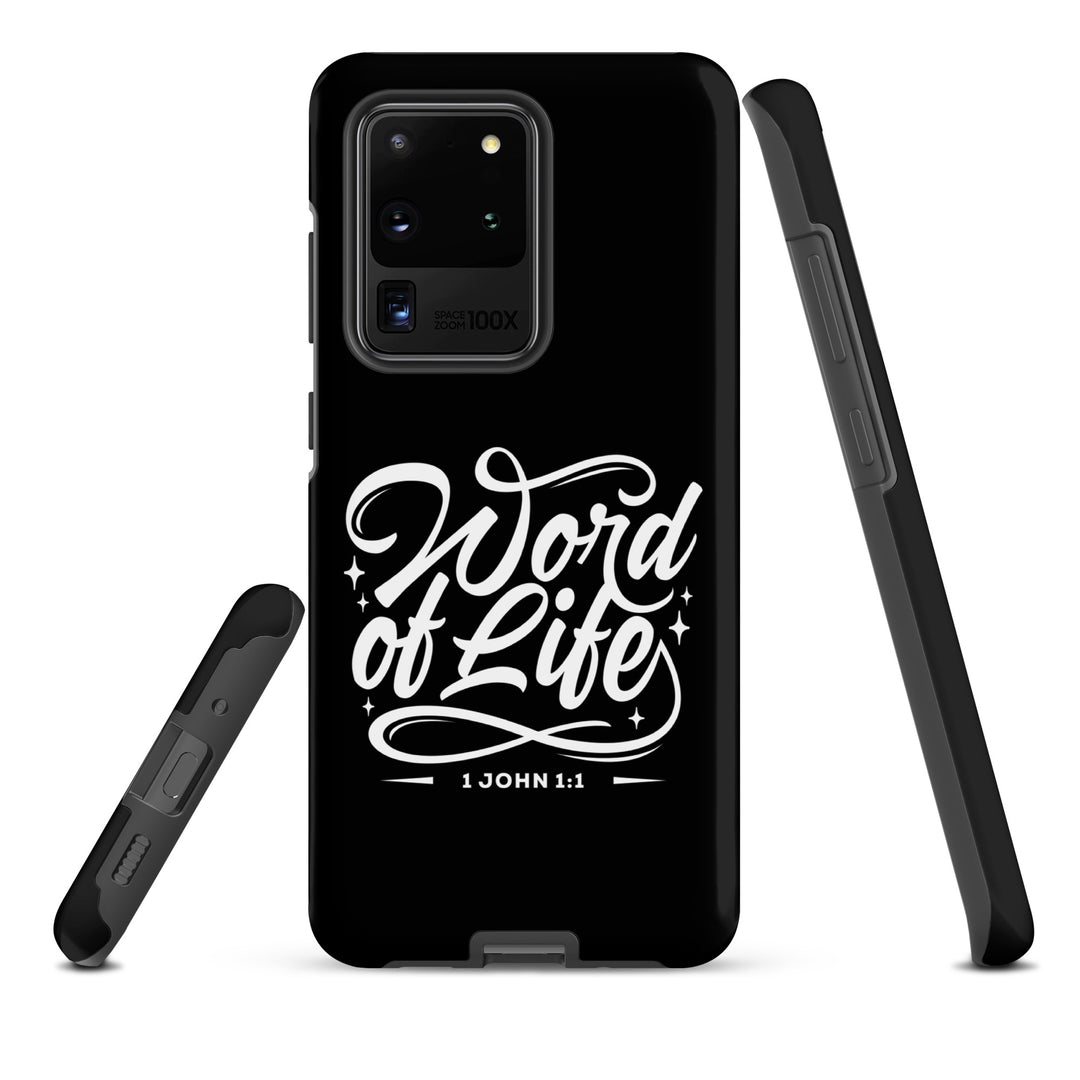 Christian Phone Case Word of Life Black for Samsung® Samsung® Phone Cases   