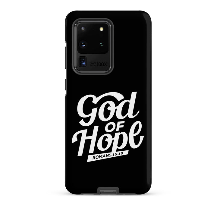 Christian Phone Case God of Hope Black for Samsung® Samsung® Phone Cases Matte Samsung Galaxy S20 Ultra 