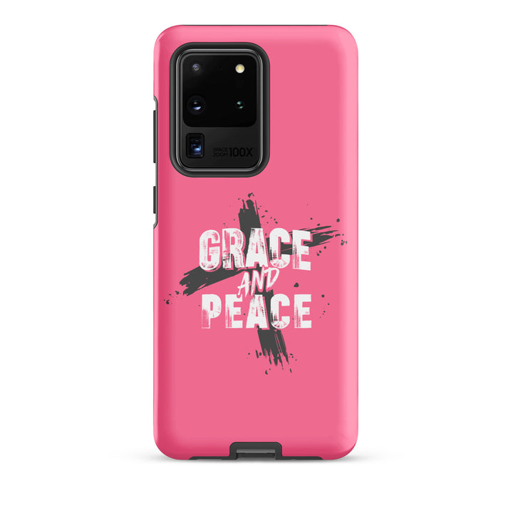 Christian Phone Case Grace and Peace Pink for Samsung® Samsung® Phone Cases Matte Samsung Galaxy S20 Ultra 