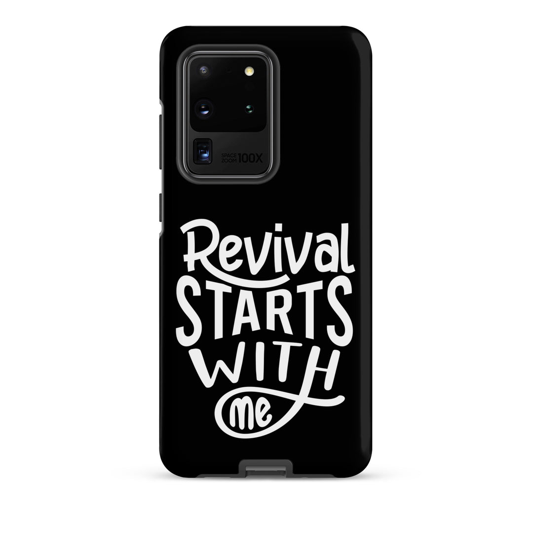 Christian Phone Case Revival Starts With Me Black for Samsung® Samsung® Phone Cases Matte Samsung Galaxy S20 Ultra 