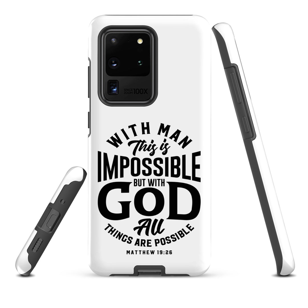 Christian Phone Case All Things Possible White for Samsung® Samsung® Phone Cases   