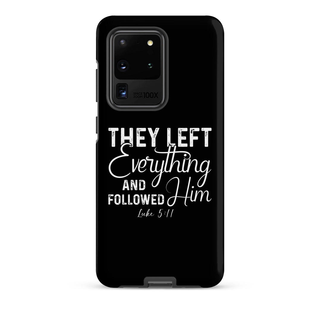 Christian Phone Case Left Everything Black for Samsung® Samsung® Phone Cases Matte Samsung Galaxy S20 Ultra 