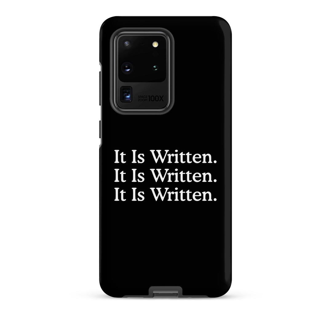 Christian Phone Case It Is Written Black for Samsung® Samsung® Phone Cases Matte Samsung Galaxy S20 Ultra 