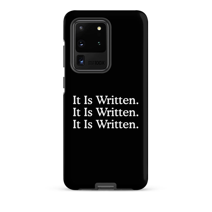 Christian Phone Case It Is Written Black for Samsung® Samsung® Phone Cases Matte Samsung Galaxy S20 Ultra 