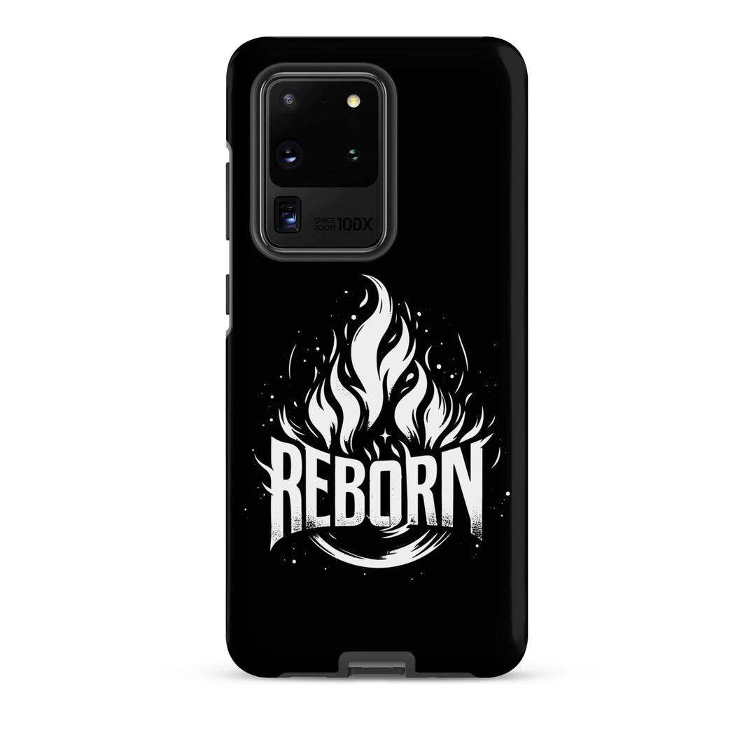 Christian Phone Case Reborn Black for Samsung® Samsung® Phone Cases Matte Samsung Galaxy S20 Ultra 