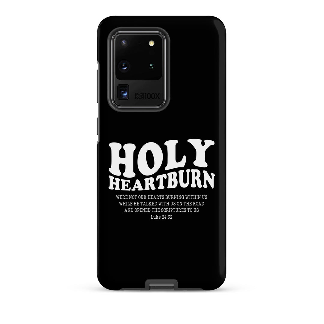 Christian Phone Case Holy Heartburn Black for Samsung® Samsung® Phone Cases Matte Samsung Galaxy S20 Ultra 