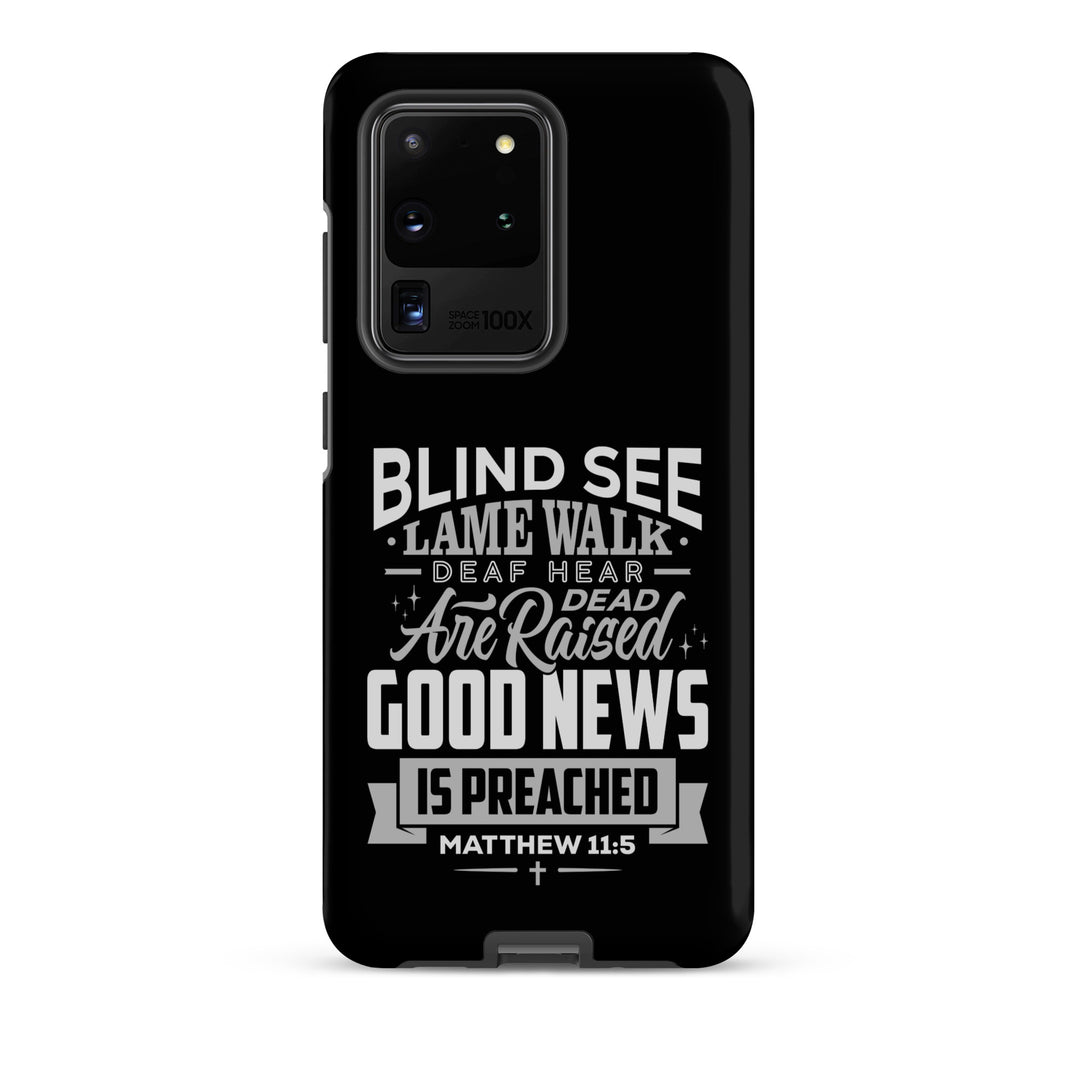 Christian Phone Case Go and Tell John Black for Samsung® Samsung® Phone Cases Matte Samsung Galaxy S20 Ultra 