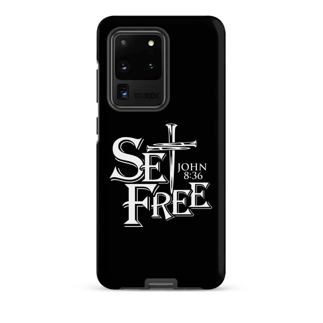 Christian Phone Case Set Free Black for Samsung® Samsung® Phone Cases Matte Samsung Galaxy S20 Ultra 