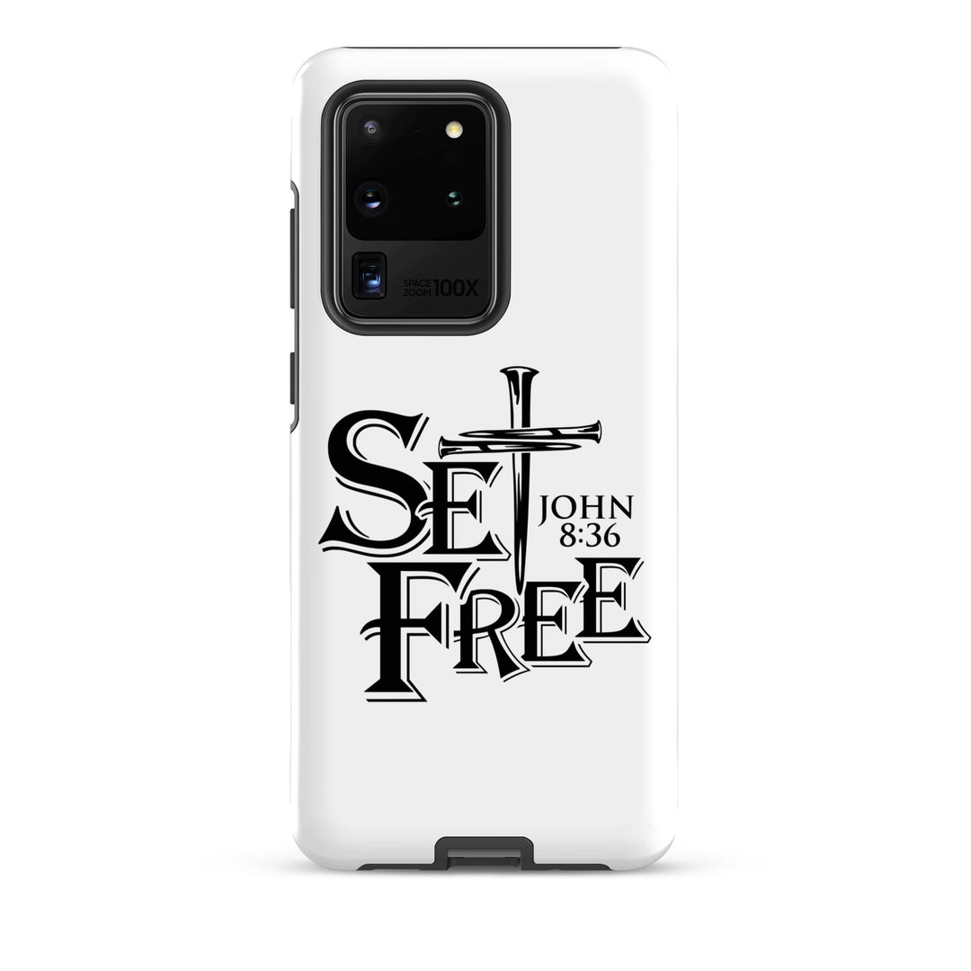 Christian Phone Case Set Free White for Samsung® Samsung® Phone Cases Matte Samsung Galaxy S20 Ultra 