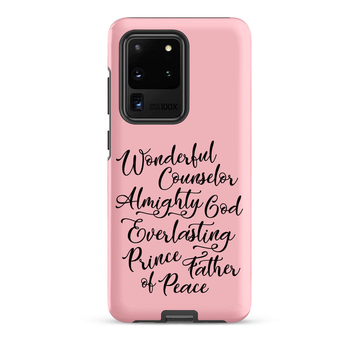 Christian Phone Case Wonderful Counselor Pink for Samsung® Samsung® Phone Cases Matte Samsung Galaxy S20 Ultra 