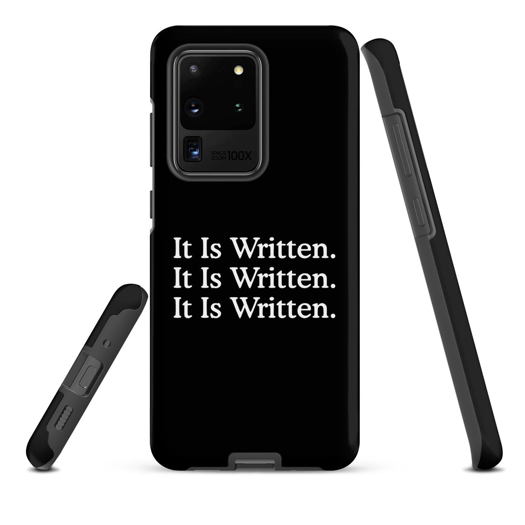 Christian Phone Case It Is Written Black for Samsung® Samsung® Phone Cases   