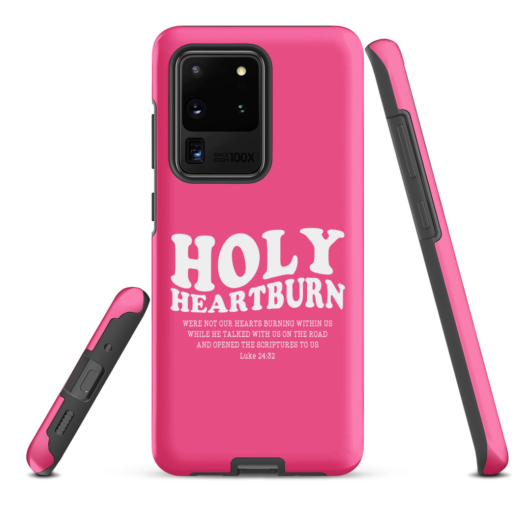 Christian Phone Case Holy Heartburn Pink for Samsung® Samsung® Phone Cases   