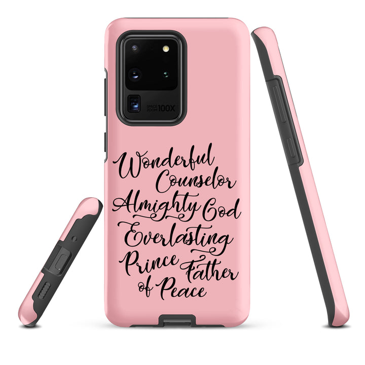 Christian Phone Case Wonderful Counselor Pink for Samsung® Samsung® Phone Cases   