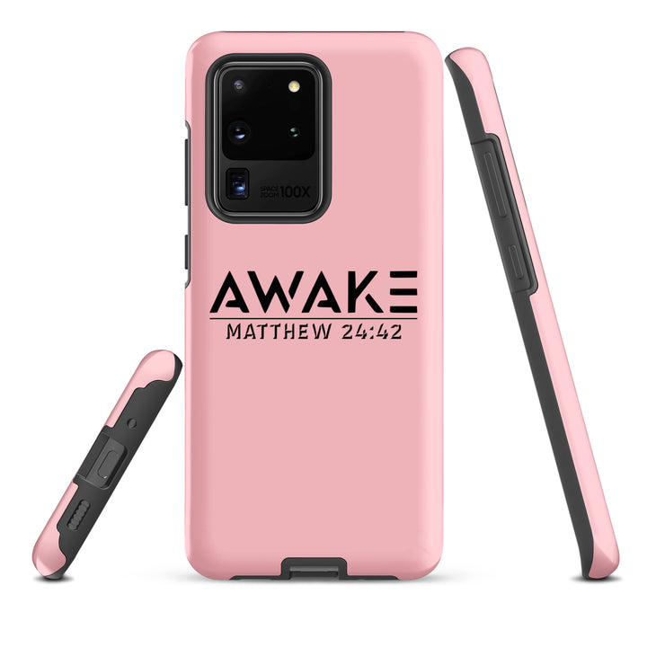 Christian Phone Case Awake  Pink for Samsung® Samsung® Phone Cases   