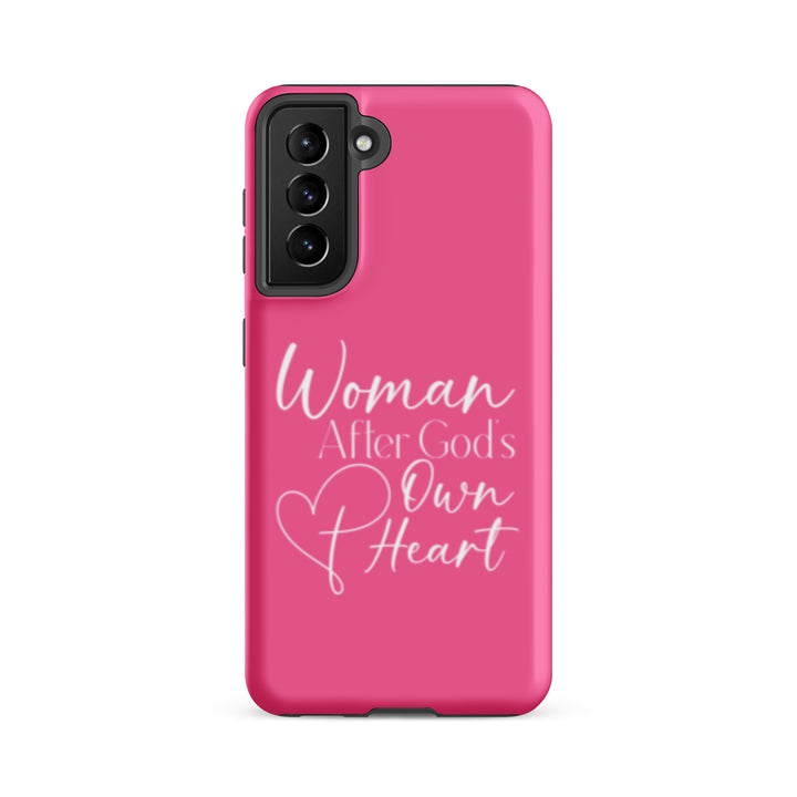 Christian Phone Case Woman After God's Heart for Samsung® Samsung® Phone Cases Matte Samsung Galaxy S21 FE 