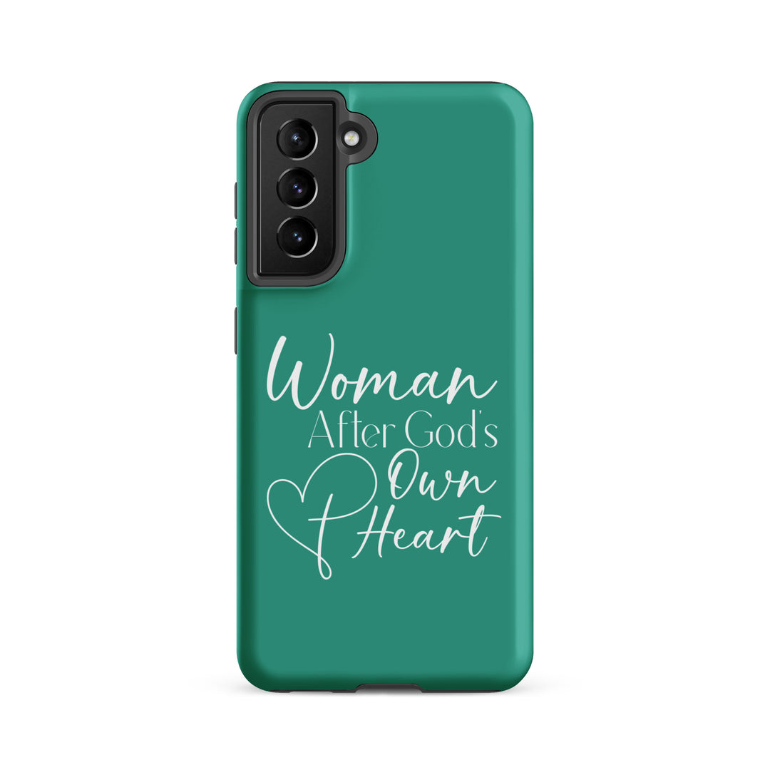 Christian Phone Case Woman After God's Heart for Samsung® Samsung® Phone Cases Matte Samsung Galaxy S21 FE 