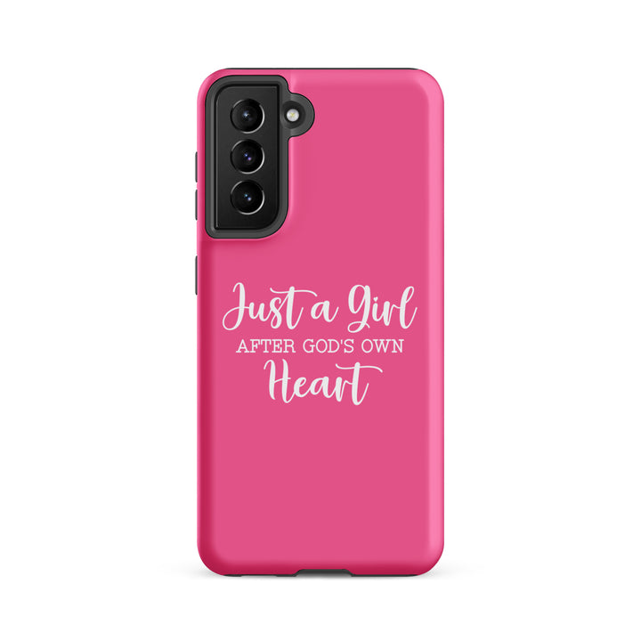 Christian Phone Case Girl After God's Heart for Samsung® Samsung® Phone Cases Matte Samsung Galaxy S21 FE 