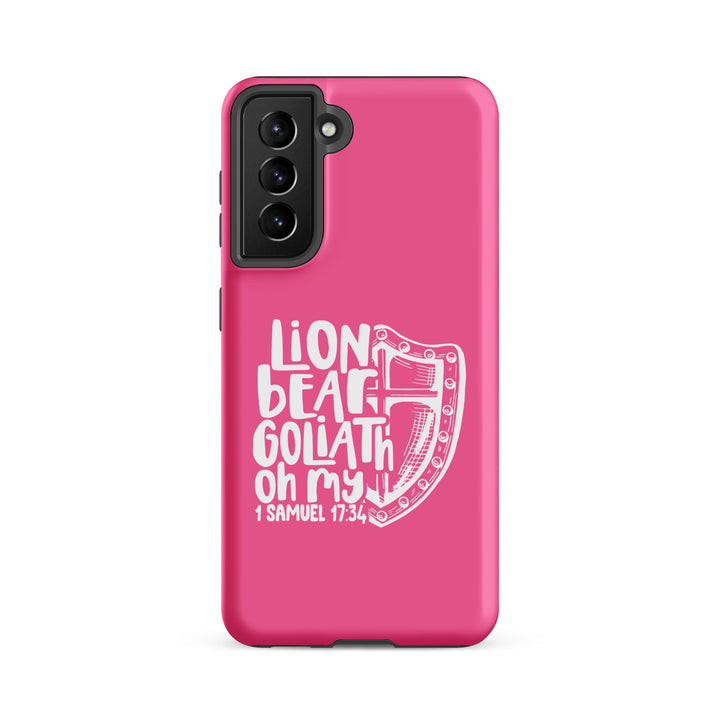 Christian Phone Case Lion Bear Goliath Oh My for Samsung® Samsung® Phone Cases Matte Samsung Galaxy S21 FE 