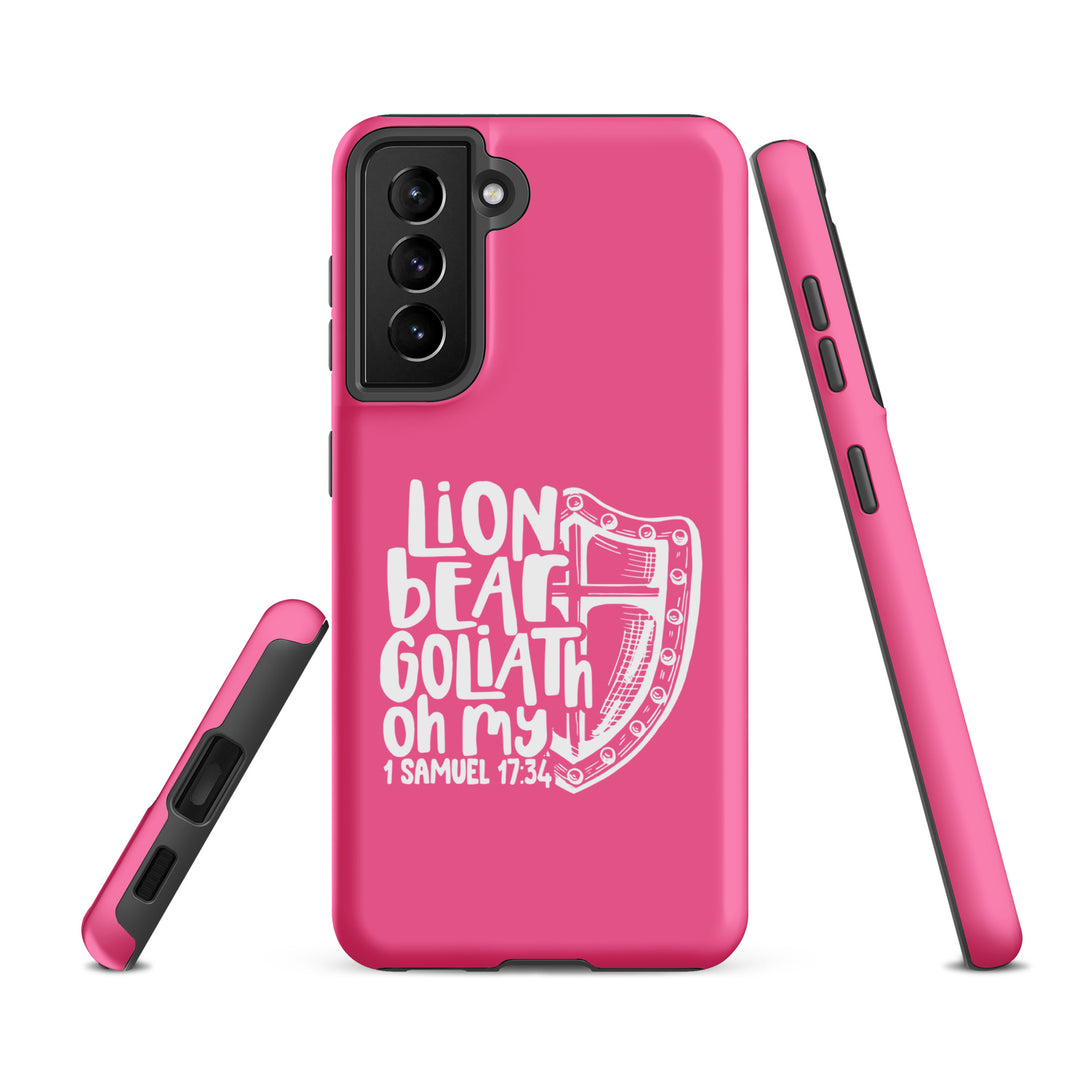 Christian Phone Case Lion Bear Goliath Oh My for Samsung® Samsung® Phone Cases   