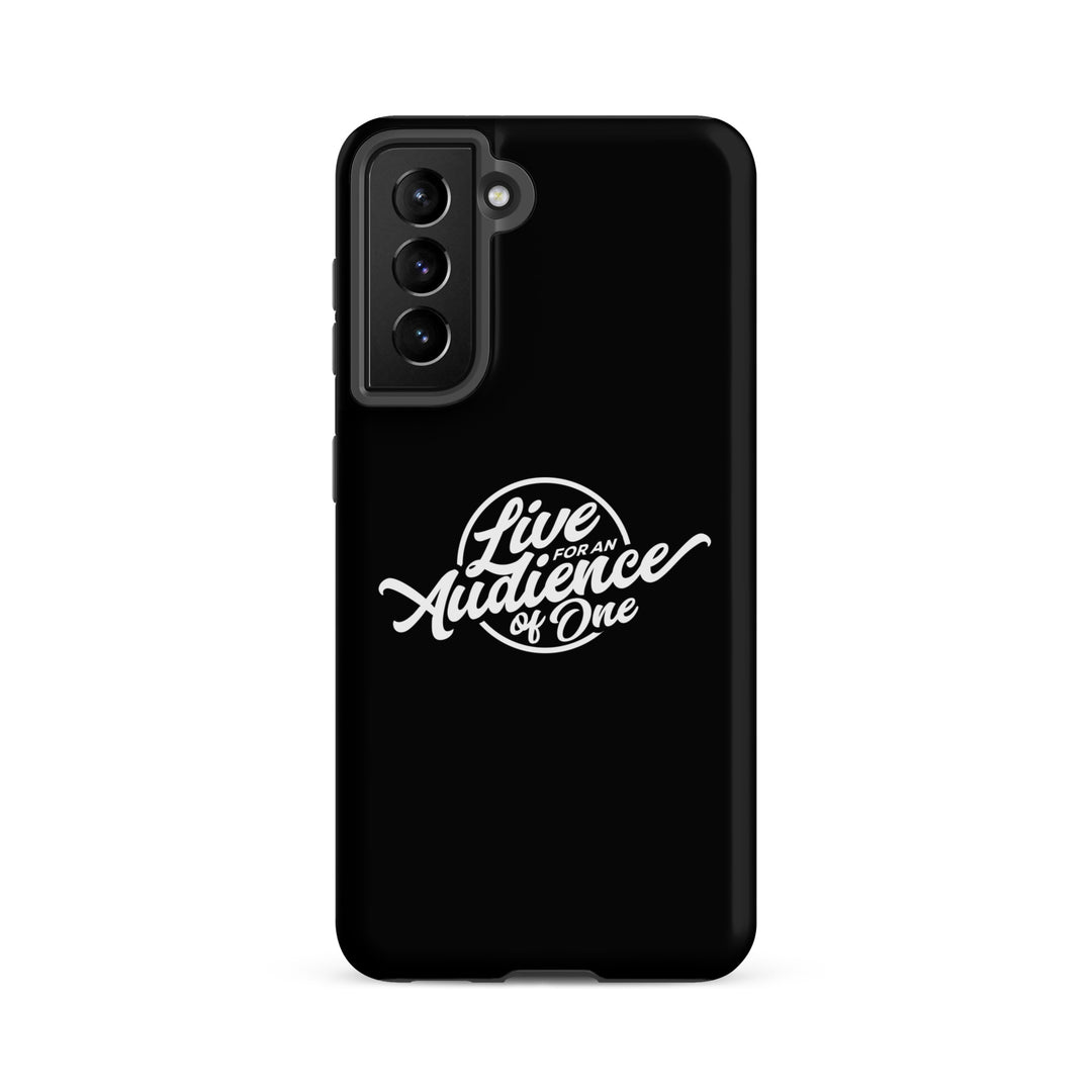 Christian Phone Case Audience of One Black for Samsung® Samsung® Phone Cases Matte Samsung Galaxy S21 FE 