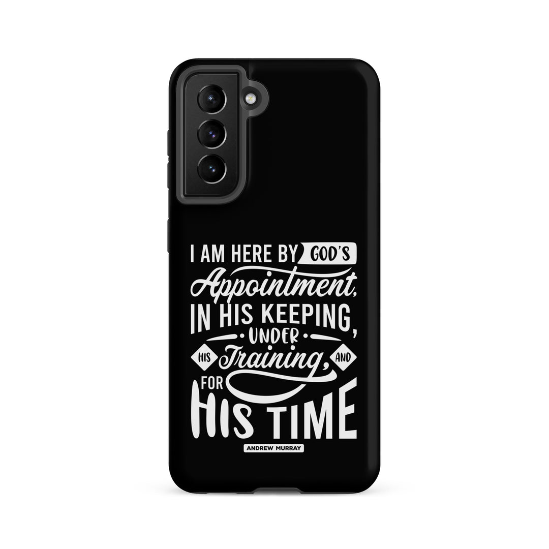 Christian Phone Case His Time Black for Samsung® Samsung® Phone Cases Matte Samsung Galaxy S21 FE 