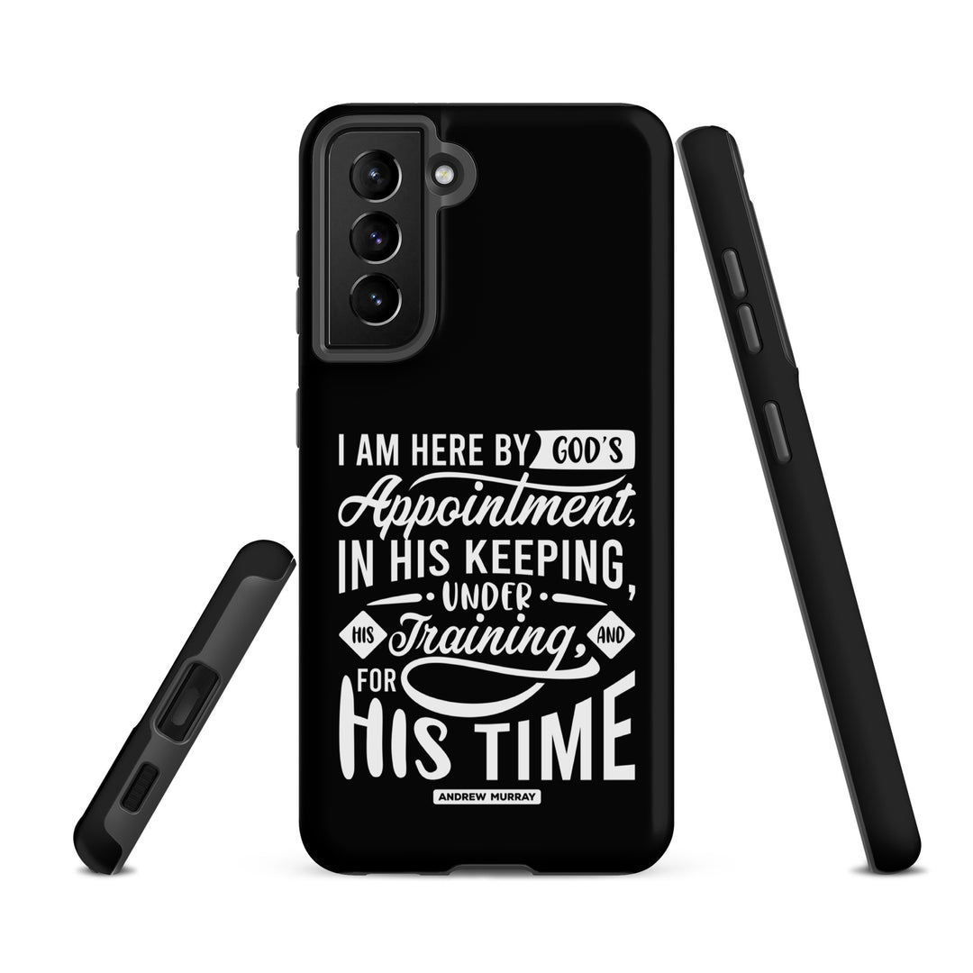 Christian Phone Case His Time Black for Samsung® Samsung® Phone Cases   