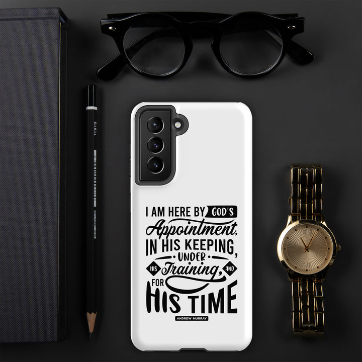 Christian Phone Case His Time White for Samsung® Samsung® Phone Cases   