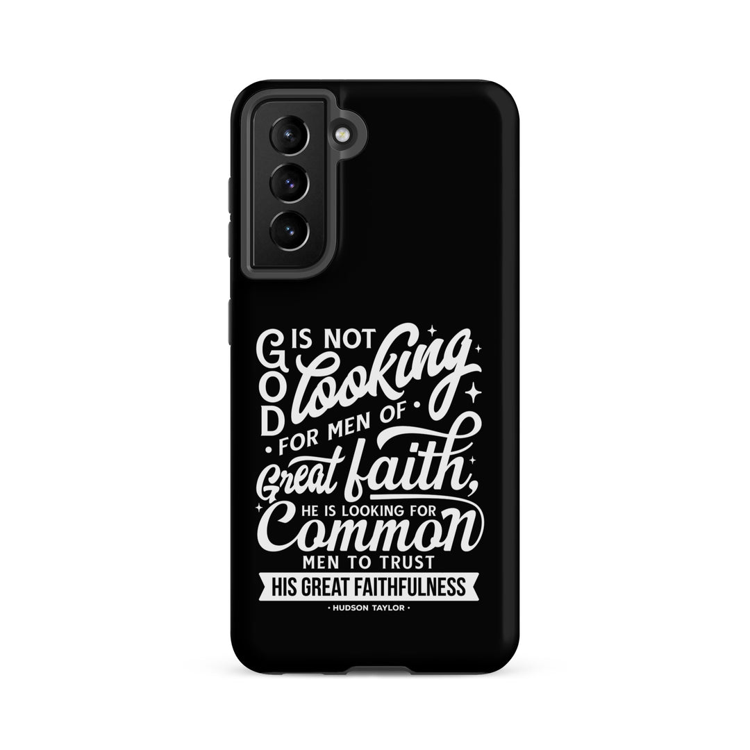 Christian Phone Case Common Men Black for Samsung® Samsung® Phone Cases Matte Samsung Galaxy S21 FE 