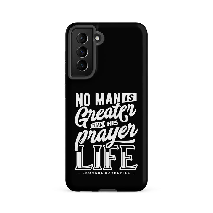 Christian Phone Case Prayer Life Black for Samsung® Samsung® Phone Cases Matte Samsung Galaxy S21 FE 