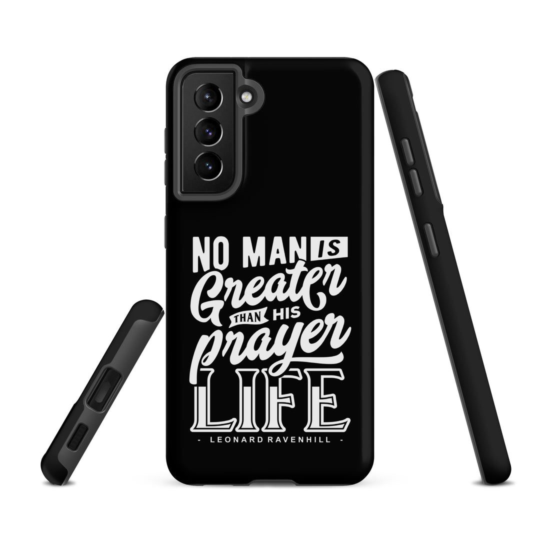 Christian Phone Case Prayer Life Black for Samsung® Samsung® Phone Cases   