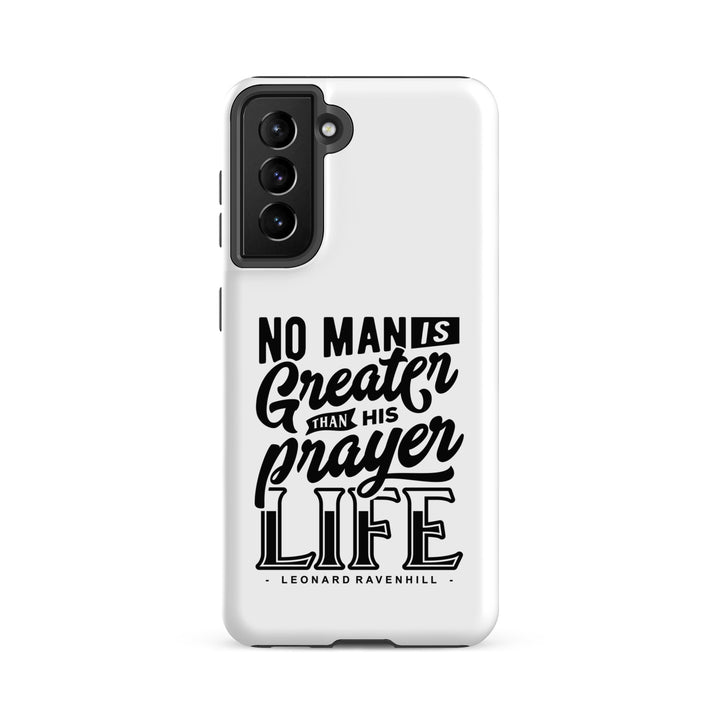 Christian Phone Case Prayer Life White for Samsung® Samsung® Phone Cases Matte Samsung Galaxy S21 FE 