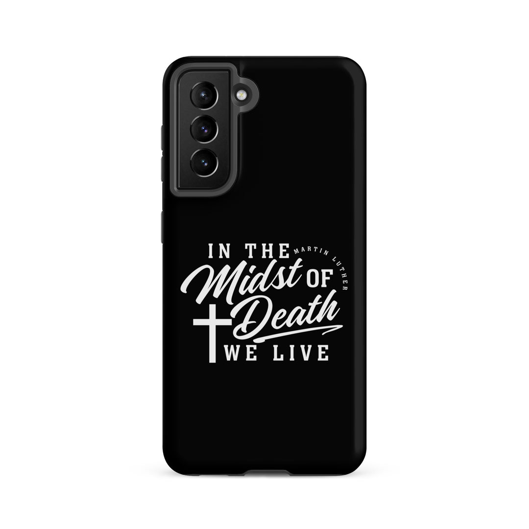 Christian Phone Case Midst of Death Black for Samsung® Samsung® Phone Cases Matte Samsung Galaxy S21 FE 