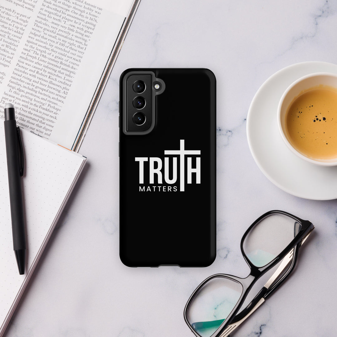 Christian Phone Case Truth Matters Black for Samsung® Samsung® Phone Cases   