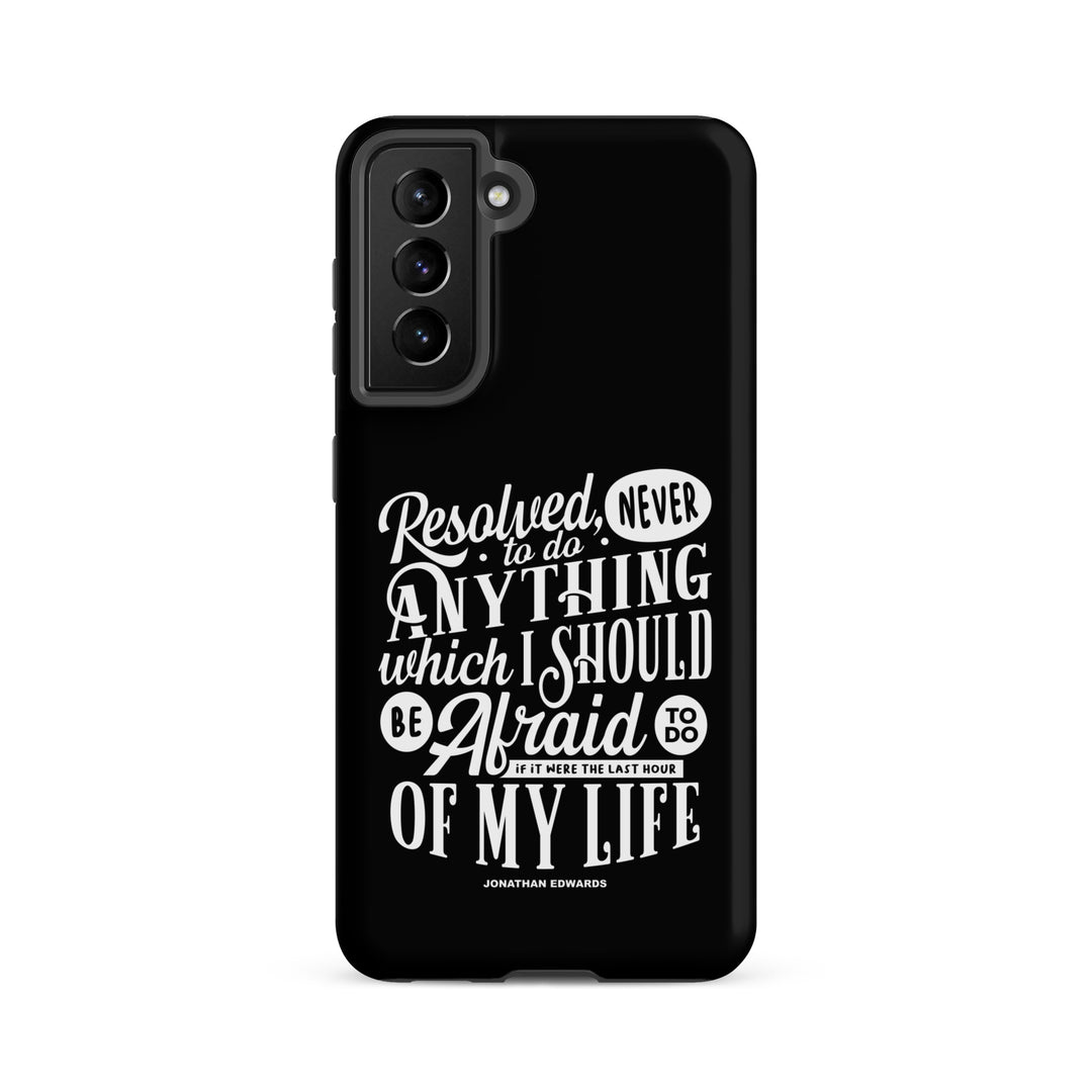 Christian Phone Case Last Hour Black for Samsung® Samsung® Phone Cases Matte Samsung Galaxy S21 FE 