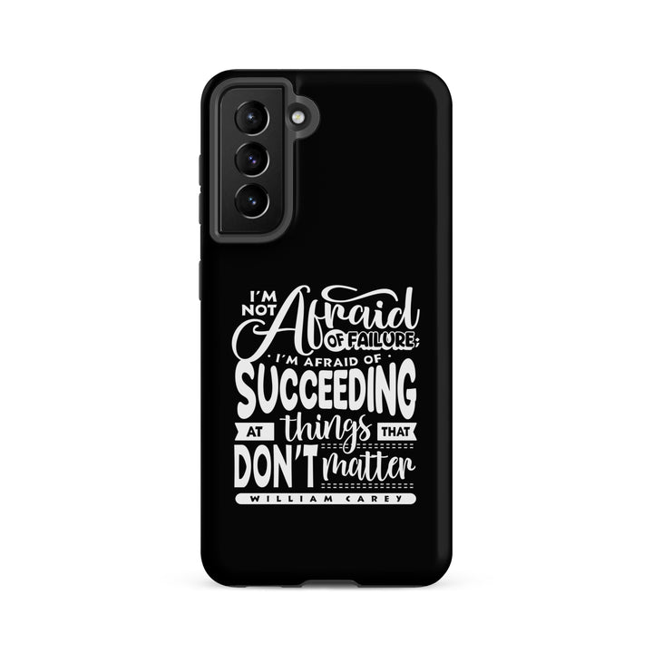 Christian Phone Case Things That Matter Black for Samsung® Samsung® Phone Cases Matte Samsung Galaxy S21 FE 