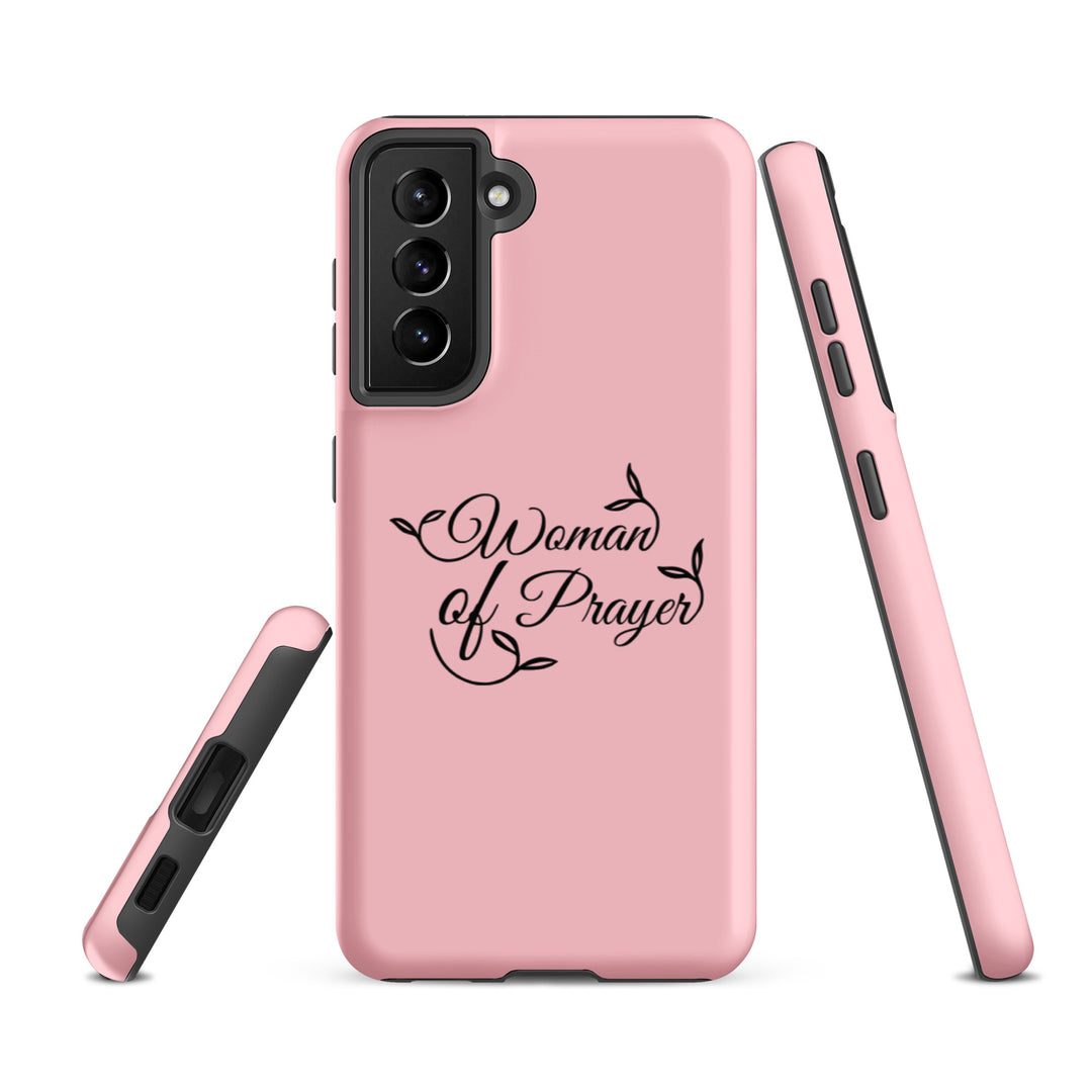 Christian Phone Case Woman of Prayer Pink for Samsung® Samsung® Phone Cases   